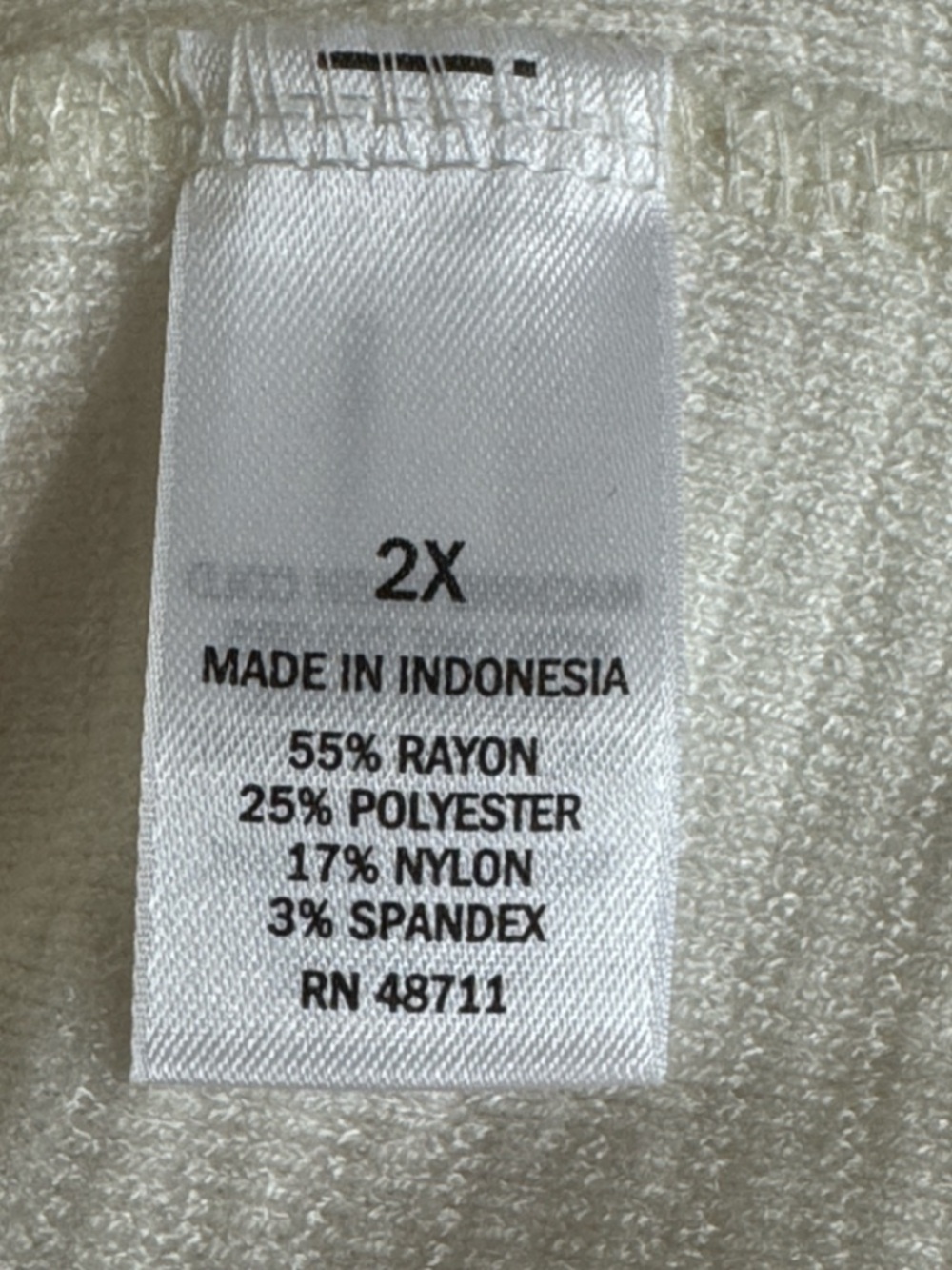 Splendid Cream Ribbed Crewneck Sweater - Picture 4 of 4